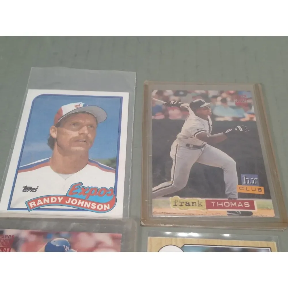 MLB Card Lot Ripken Jr Relic Thomas Piazza Johnson NM Topps Stadium - Picture 3 of 6